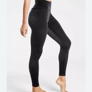 Athleta Black Velvet Elation Leggings